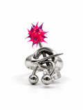 DRAGON PIERCING SWOOSH PINK RING