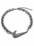 Swoosh Liquid Texture Necklace