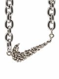 Swoosh Liquid Texture Necklace