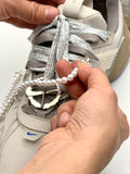 Sneaker Pearl Strap ( 5mm) Platinado