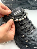 Sneaker Strap Silver Pearl