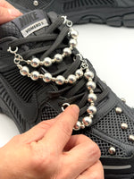 Sneaker Strap Silver Pearl