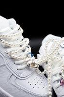 Sneaker Pearl Strap ( 5mm) Platinado