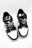 Sneaker Chain Piercing Platinada 2 niveles