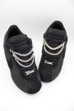 Sneaker Chain Platinada 2 niveles