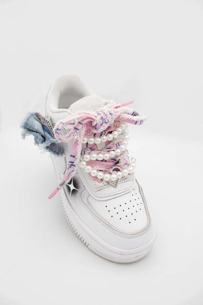 Sneaker Pearl Strap (8 mm) Platinado